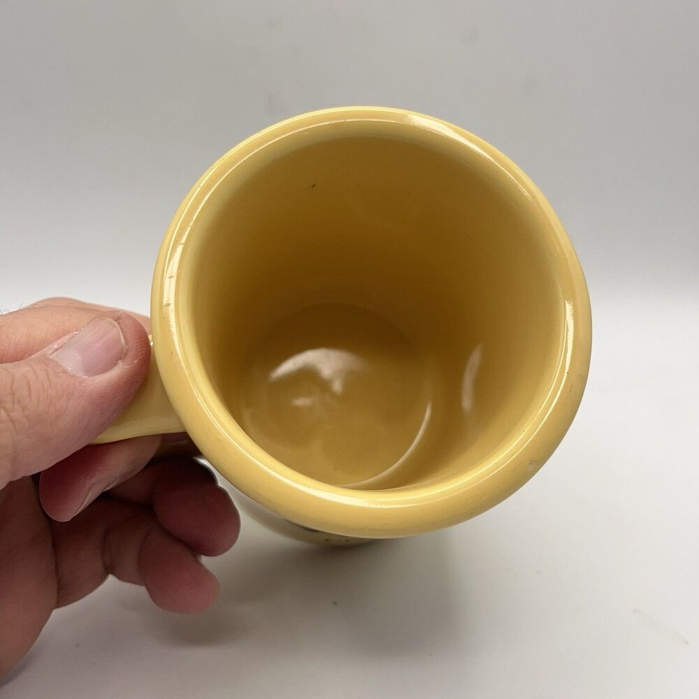 LIFE IS GOOD Yellow Coffee Cup Mug Jake Guy Relaxed in Adirondack Chair 12 oz. - Picture 8 of 9